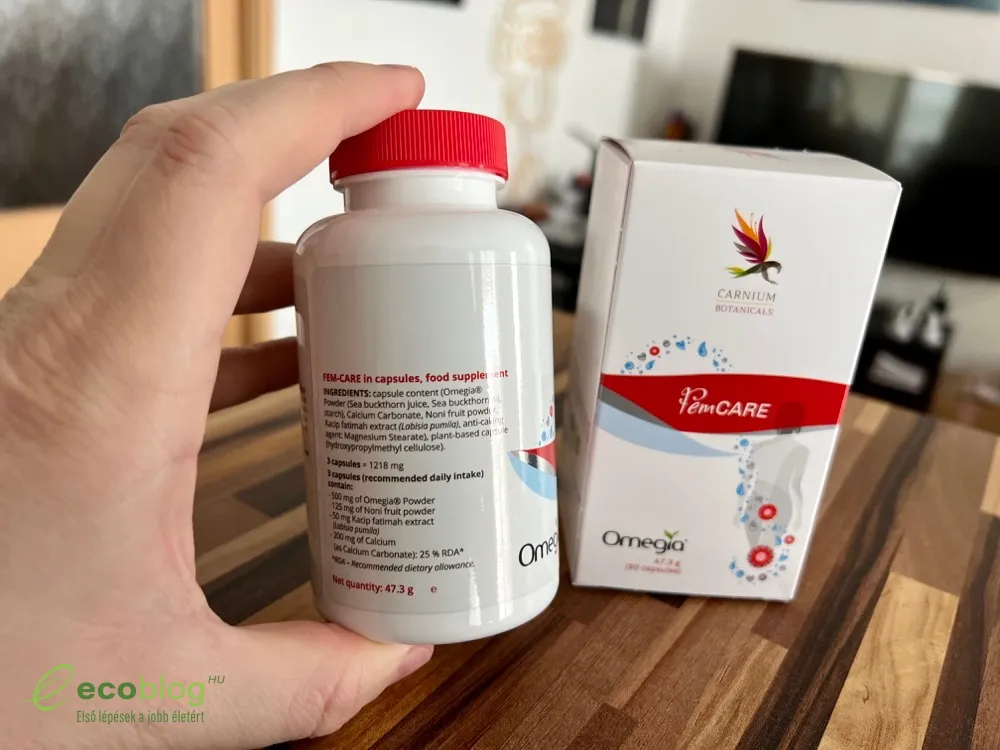 Fem Care ára és kiszerelései a Carnium Botanicals webshopban