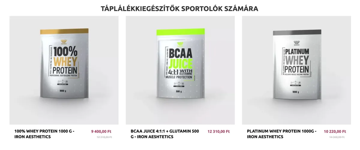 Iron Aesthetics tartozékok és kiegészítők az edzéshez